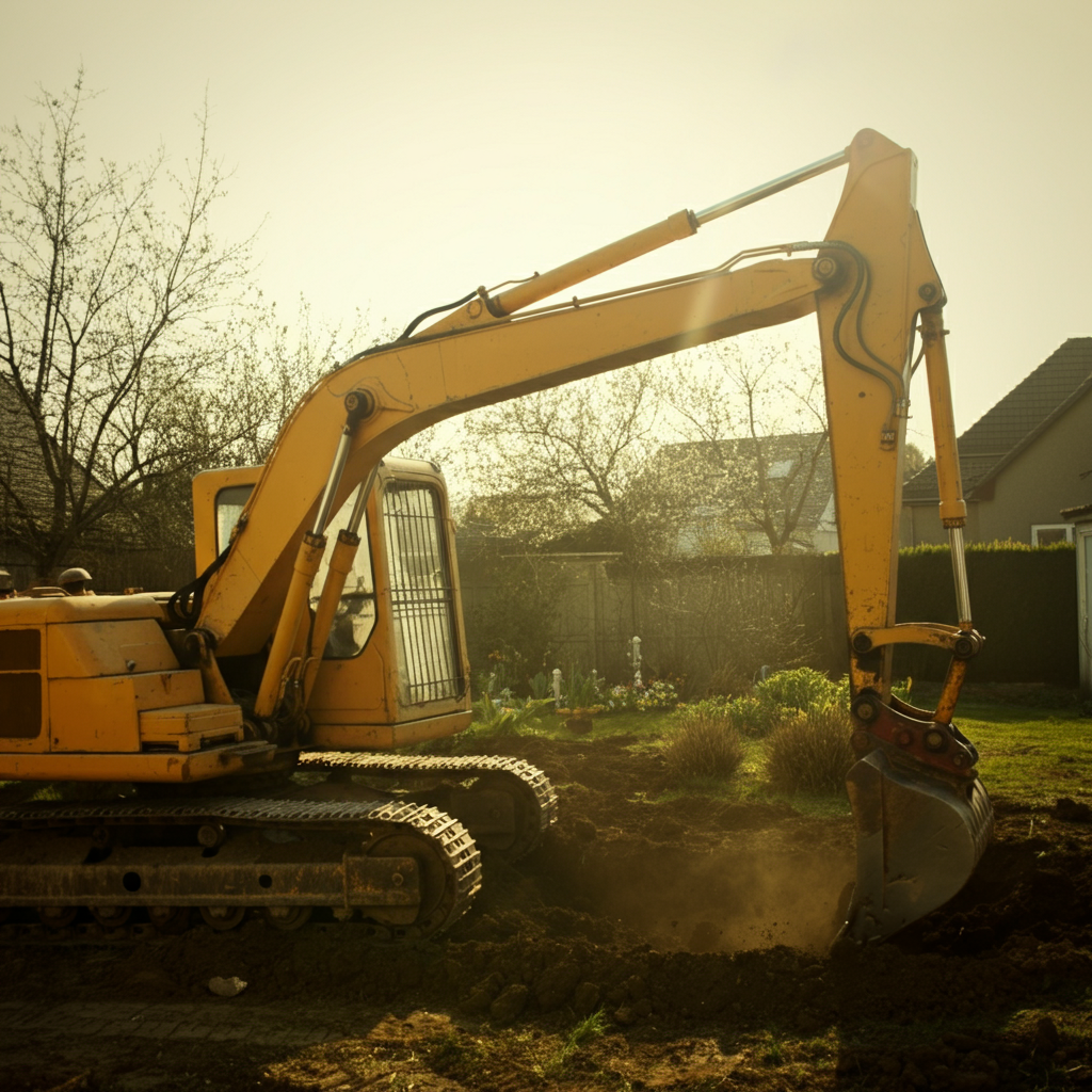 Replace main sewer line